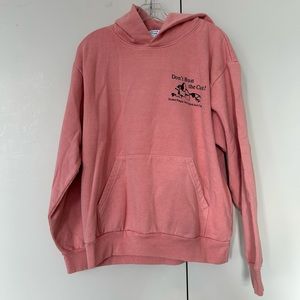 Cactus store Don’t bust the crust pink hooded sweatshirt medium